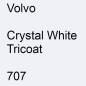 Preview: Volvo, Crystal White Tricoat, 707.